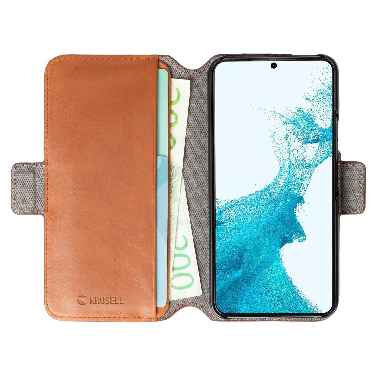 Leather Phone Wallet Samsung Galaxy S22+
