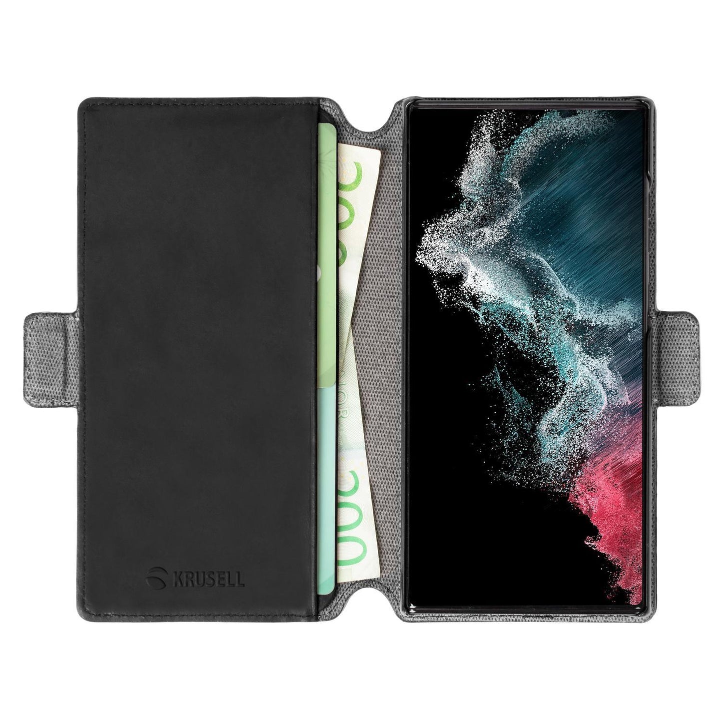 Leather Phone Wallet Samsung Galaxy S22 Ultra