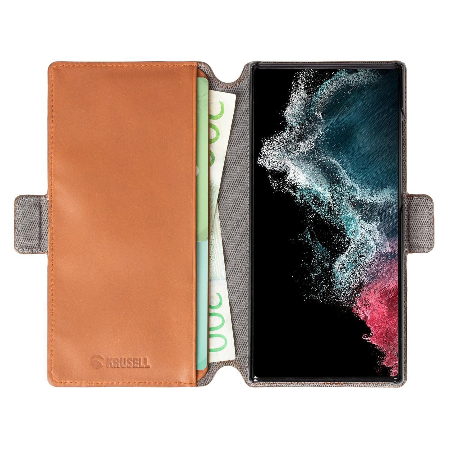 Leather Phone Wallet Samsung Galaxy S22 Ultra