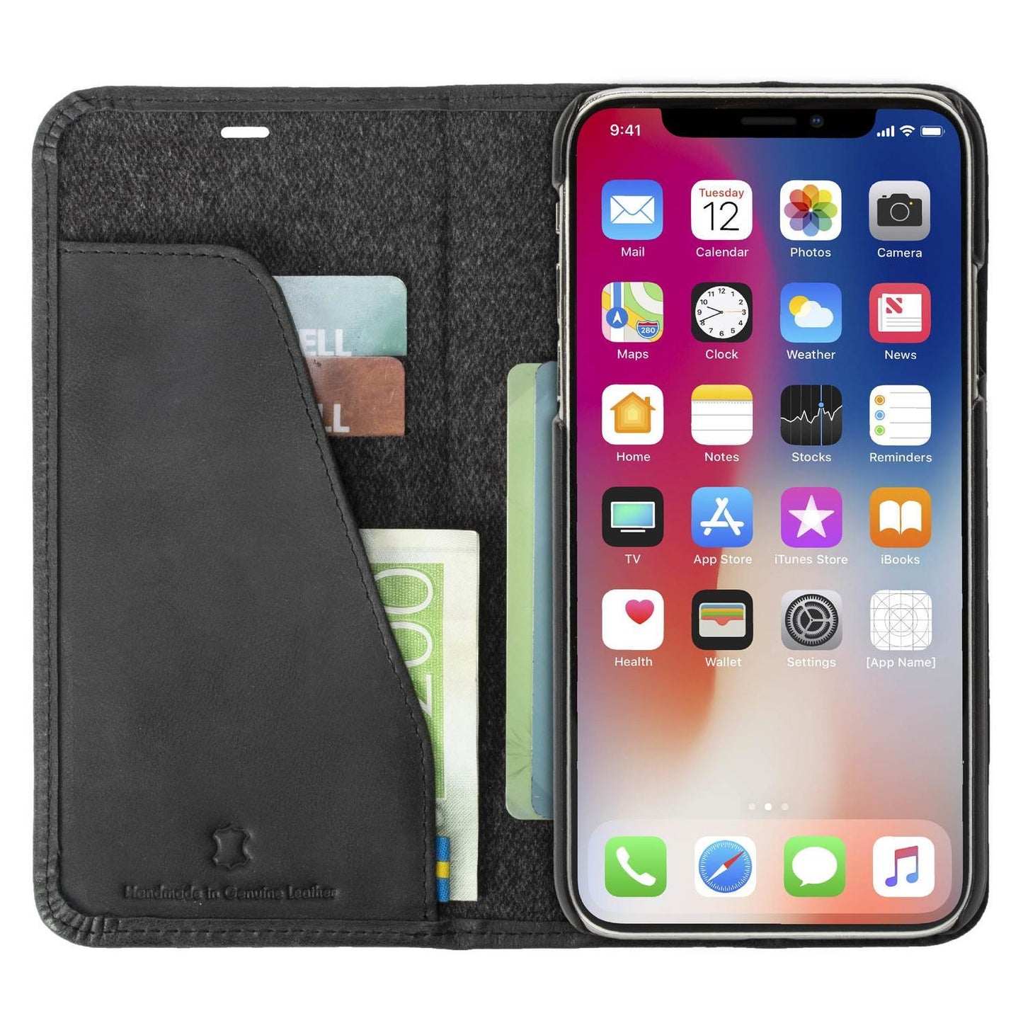 Sunne 4 Card Folio Wallet for iPhone X / XS